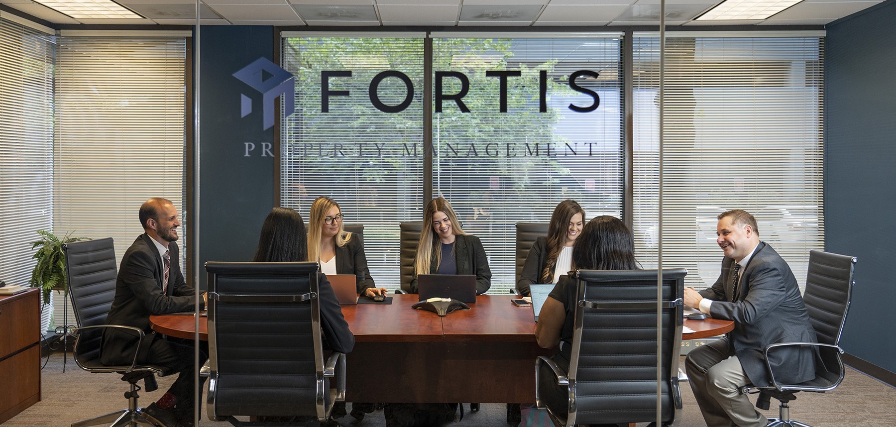 presentation to executives at Fortis property management